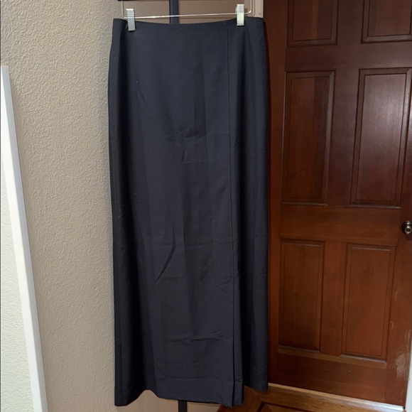 NWT Mango MNG Exclusive Collection Black Maxi Formal Career Skirt Women’s Size L - Picture 1 of 5